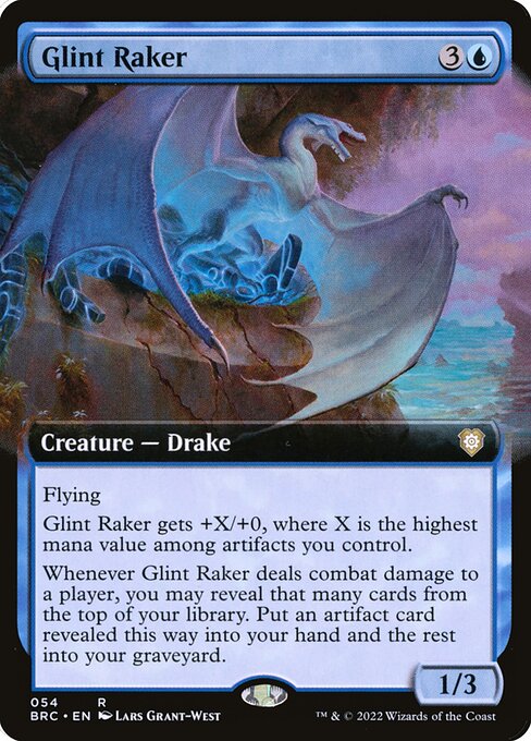 Glint Raker (54) [The Brothers' War Commander] [Extended Art]