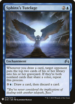 Sphinx's Tutelage (ORI-76) [The List]