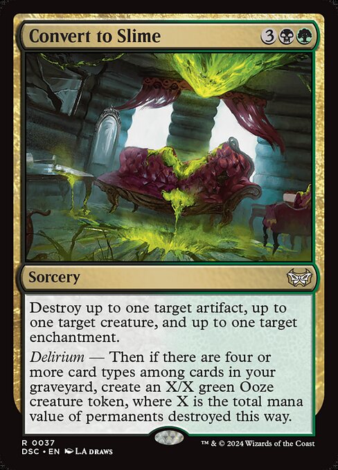 Convert to Slime (37) [Duskmourn: House of Horror Commander]
