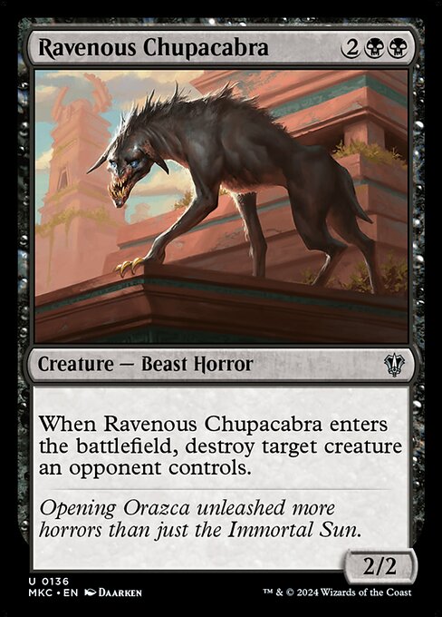 Ravenous Chupacabra (136) [Murders at Karlov Manor Commander]