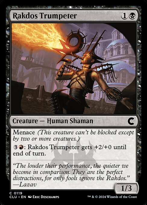 Rakdos Trumpeter (119) [Ravnica: Clue Edition]