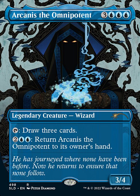 Arcanis the Omnipotent (498) [Secret Lair Drop] [Borderless]