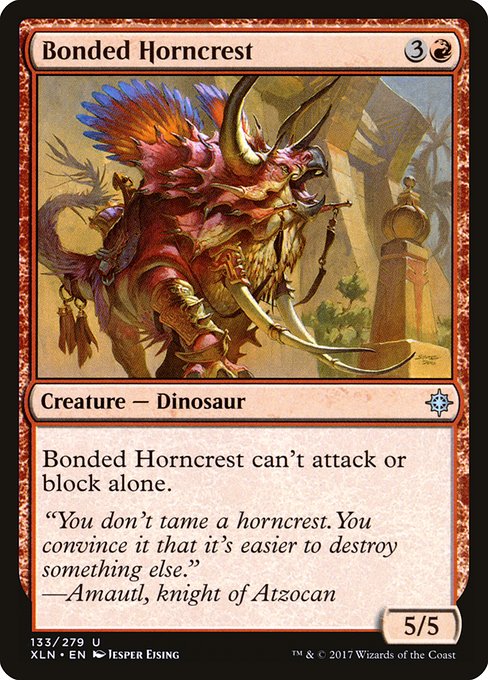 Bonded Horncrest (133) [Ixalan]