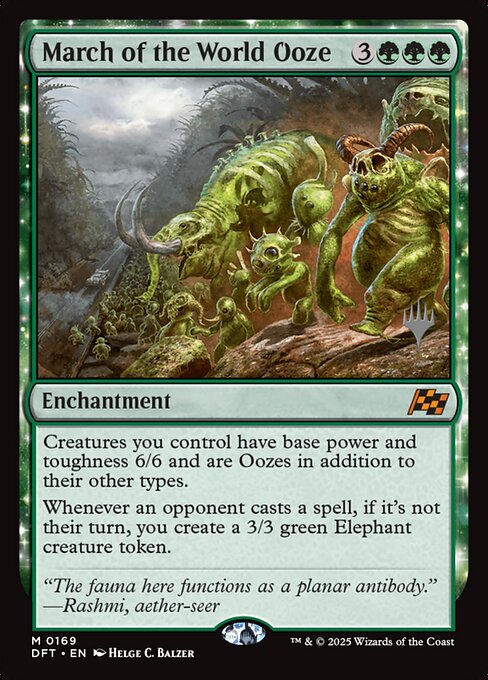 March of the World Ooze (169p) [Aetherdrift Promos]