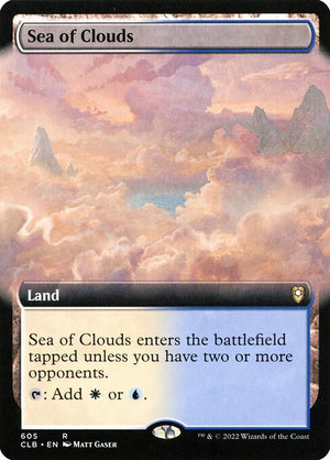 Sea of Clouds (605) [Commander Legends: Battle for Baldur's Gate] [Extended Art]