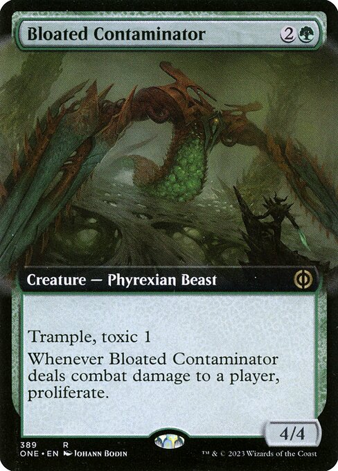 Bloated Contaminator (389) [Phyrexia: All Will Be One] [Extended Art]