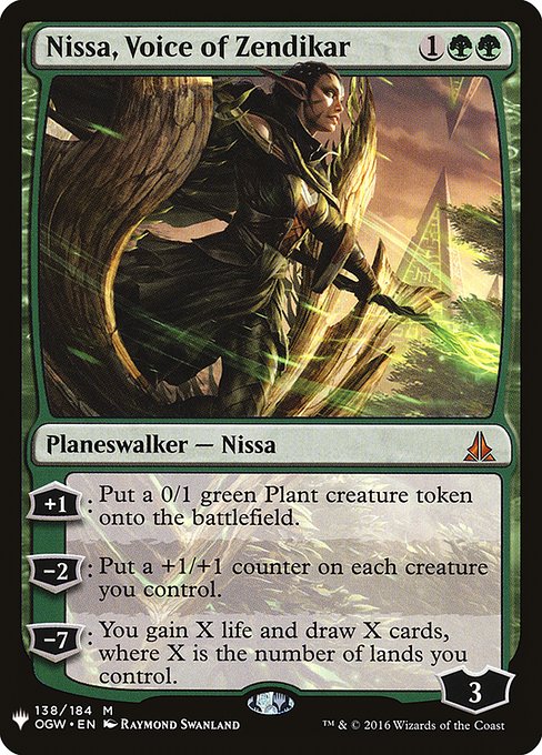 Nissa, Voice of Zendikar (OGW-138) [The List]