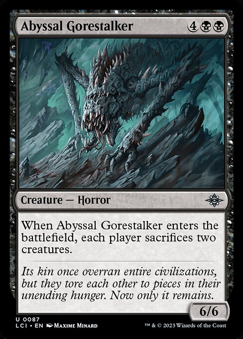 Abyssal Gorestalker (87) [The Lost Caverns of Ixalan]