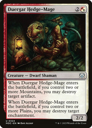 Duergar Hedge-Mage (324) [March of the Machine Commander]
