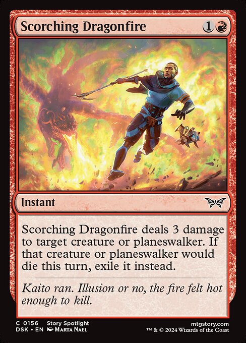 Scorching Dragonfire (156) [Duskmourn: House of Horror]