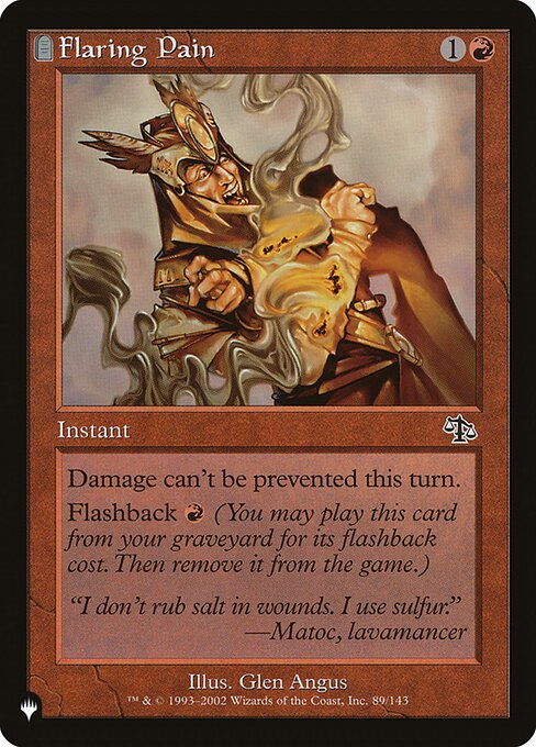 Flaring Pain (JUD-89) [The List]