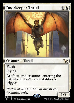 Doorkeeper Thrull (13p) [Murders at Karlov Manor Promos]