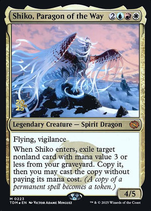 Shiko, Paragon of the Way (223s) [Tarkir: Dragonstorm Promos]