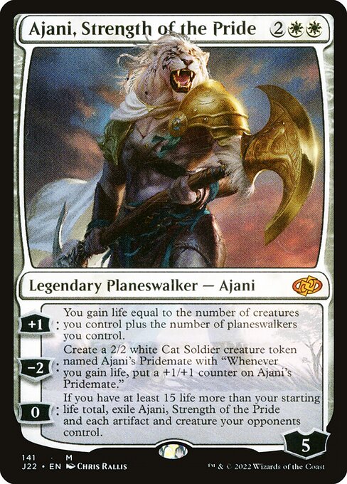 Ajani, Strength of the Pride (141) [Jumpstart 2022]