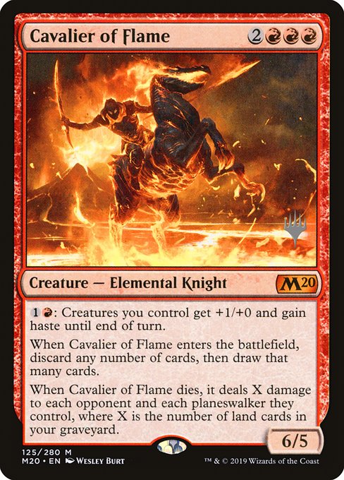 Cavalier of Flame (125p) [Core Set 2020 Promos]
