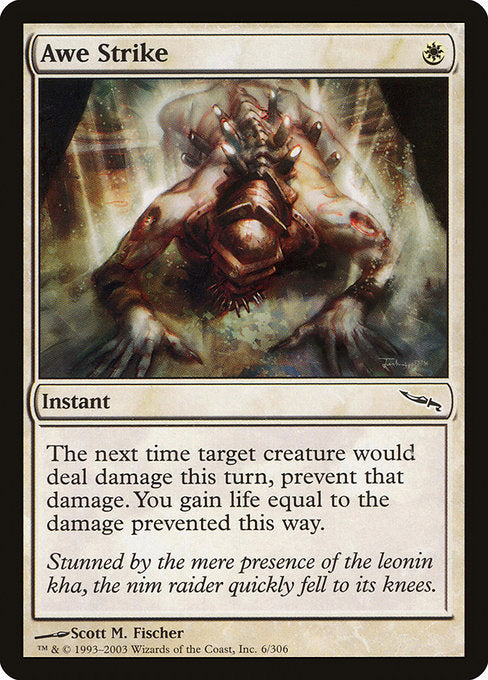 Awe Strike (6) [Mirrodin]