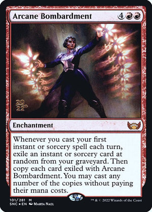 Arcane Bombardment (101s) [Streets of New Capenna Promos]