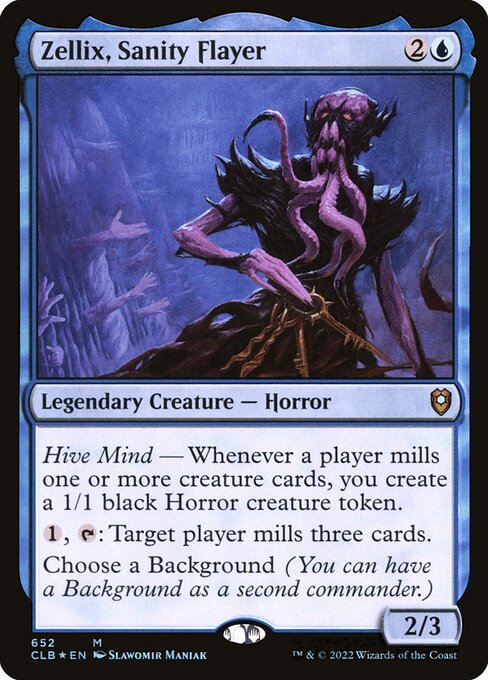 Zellix, Sanity Flayer (652) [Commander Legends: Battle for Baldur's Gate]
