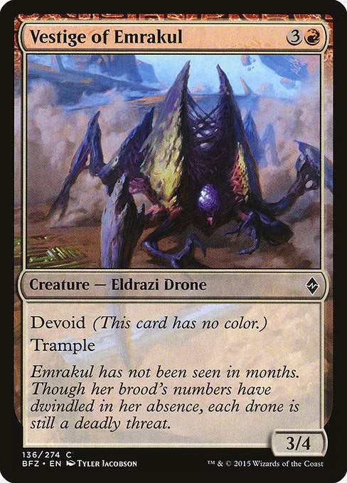 Vestige of Emrakul (136) [Battle for Zendikar]