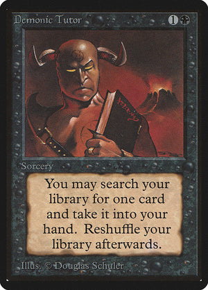 Demonic Tutor (105) [Limited Edition Beta]