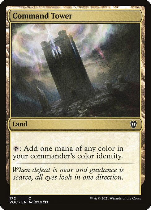 Command Tower (172) [Crimson Vow Commander]