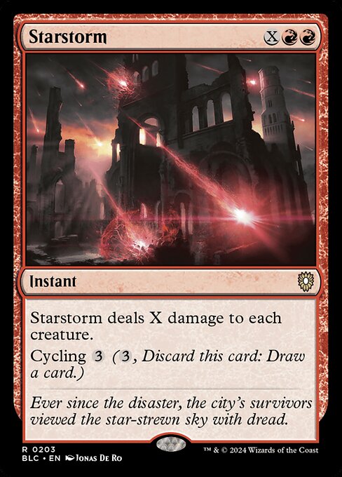 Starstorm (203) [Bloomburrow Commander]