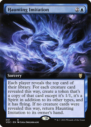 Haunting Imitation (51) [Crimson Vow Commander] [Extended Art]