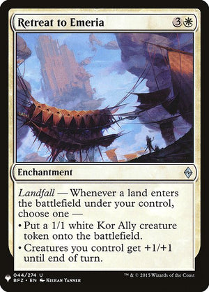 Retreat to Emeria (BFZ-44) [The List]
