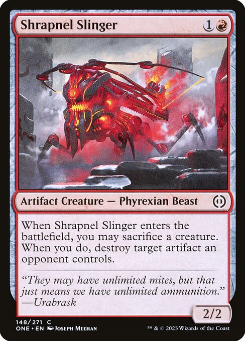 Shrapnel Slinger (148) [Phyrexia: All Will Be One]