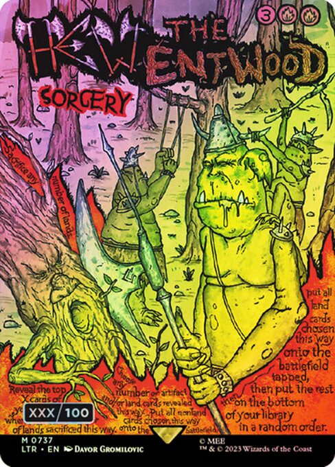 Hew the Entwood (737z) [The Lord of the Rings: Tales of Middle-earth] [Borderless]