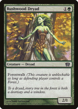 Rushwood Dryad (278★) [Eighth Edition]