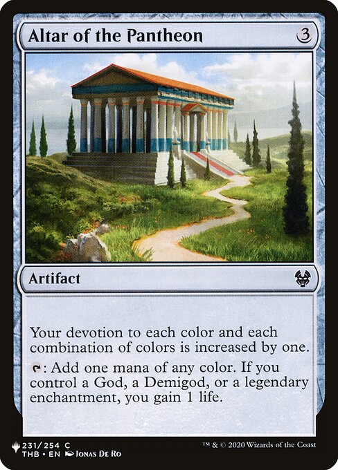 Altar of the Pantheon (THB-231) [The List]