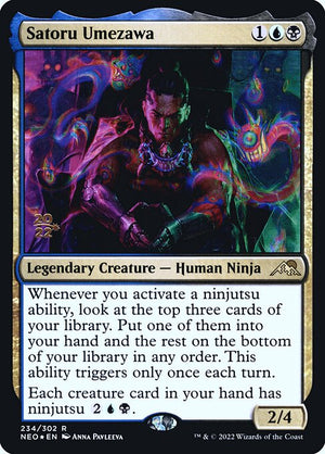 Satoru Umezawa (234s) [Kamigawa: Neon Dynasty Promos]
