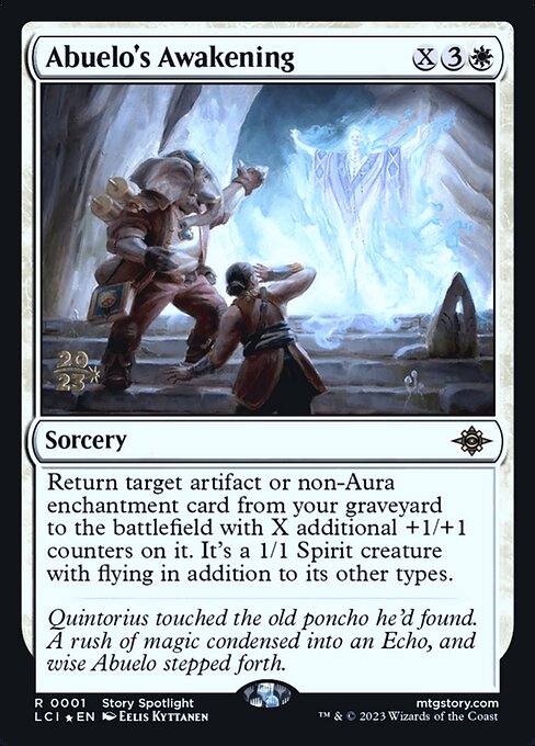 Abuelo's Awakening (1s) [The Lost Caverns of Ixalan Promos]