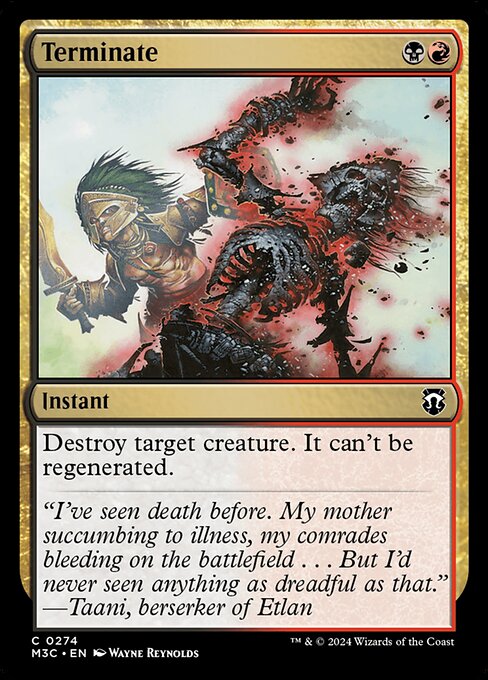 Terminate (274) [Modern Horizons 3 Commander]