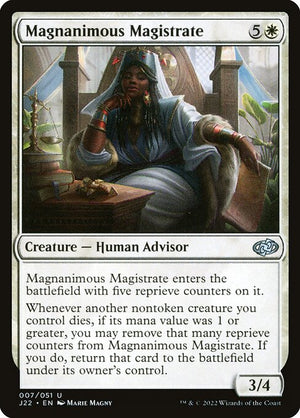 Magnanimous Magistrate (7) [Jumpstart 2022]