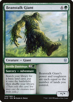 Beanstalk Giant // Fertile Footsteps (149) [Throne of Eldraine]