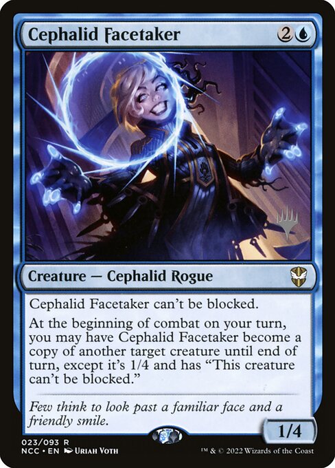 Cephalid Facetaker (23p) [New Capenna Commander Promos]