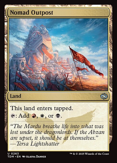 Nomad Outpost (263) [Tarkir: Dragonstorm]