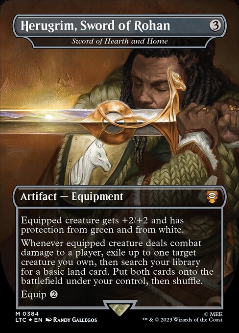 Sword of Hearth and Home (384) [Tales of Middle-earth Commander] [Borderless]
