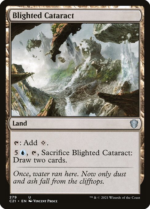 Blighted Cataract (279) [Commander 2021]