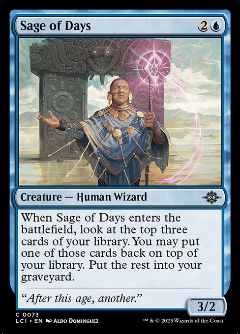 Sage of Days (73) [The Lost Caverns of Ixalan]