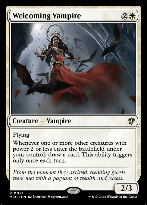 Welcoming Vampire (91) [Murders at Karlov Manor Commander]
