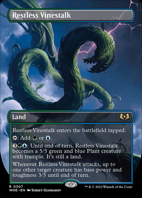 Restless Vinestalk (307) [Wilds of Eldraine] [Borderless]