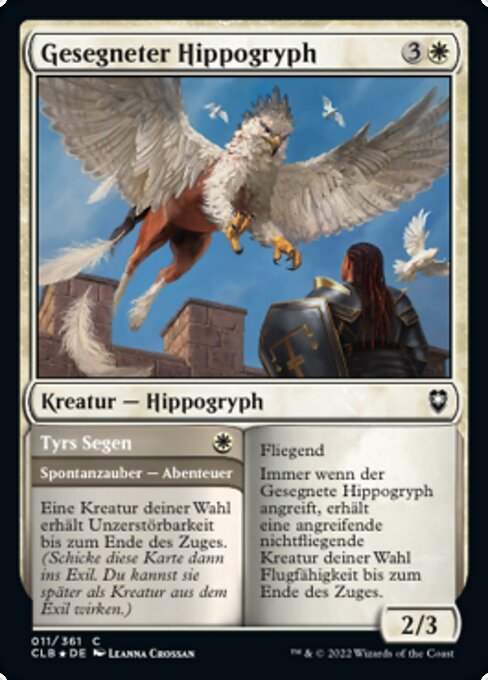 Blessed Hippogriff // Tyr's Blessing (11) [Commander Legends: Battle for Baldur's Gate]