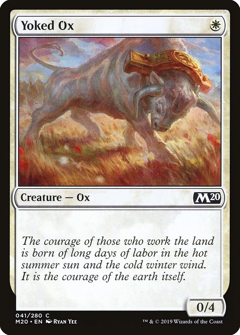 Yoked Ox (41) [Core Set 2020]