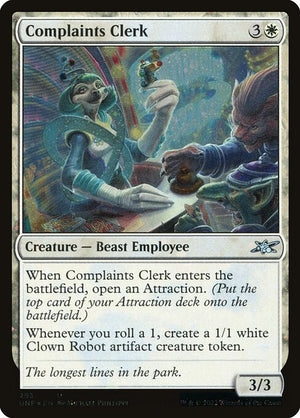 Complaints Clerk (293) [Unfinity]