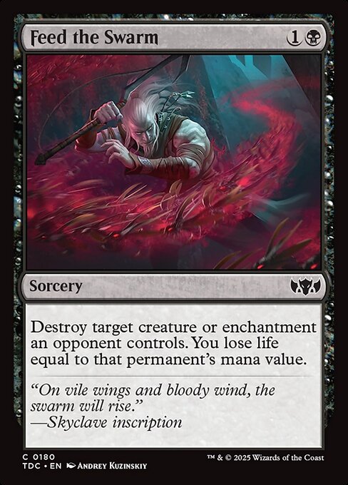 Feed the Swarm (180) [Tarkir: Dragonstorm Commander]