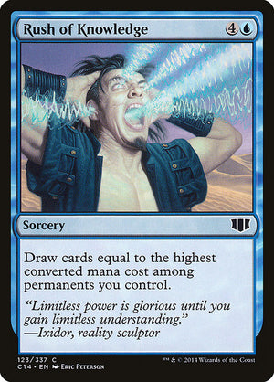 Rush of Knowledge (123) [Commander 2014]