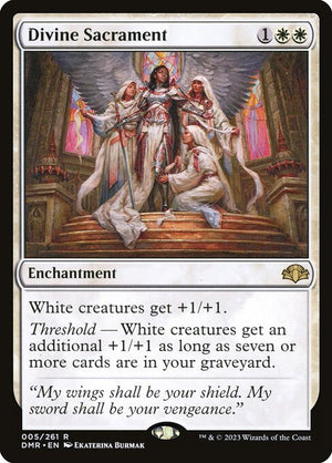 Divine Sacrament (5) [Dominaria Remastered]